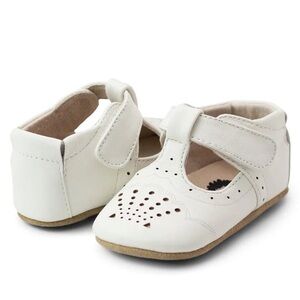 Livie + Luca Cora III Leather Mary Jane Baby Shoes